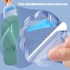 Thong Sandal Toe Protectors, Toe Protectors for Flip-Flop, Shock-Absorbing Transparent Pads Self-Adhesive Washable Separators Support Breathable for Beach Women Outdoor Men view 4