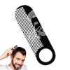 Beard Comb for Men,Fine Tooth Mustache Brush | Anti-Snag Portable Shaping Tool, Double-Purpose Hair Detailing Brush for Men Father Husband view 1