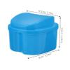 BESTYASH Denture Storage Case and Cleaning Brush 6pcs Set Waterproof Leakproof Denture Soaking Container with Travel-Friendly Compact Box and Cleaning view 2
