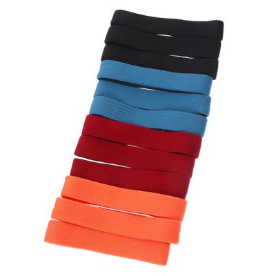 Hohopeti 12pcs Elastic Lunch Box Fixing Straps Nylon Bundling Belts for Food Containers School Travel Camping Everyday Use