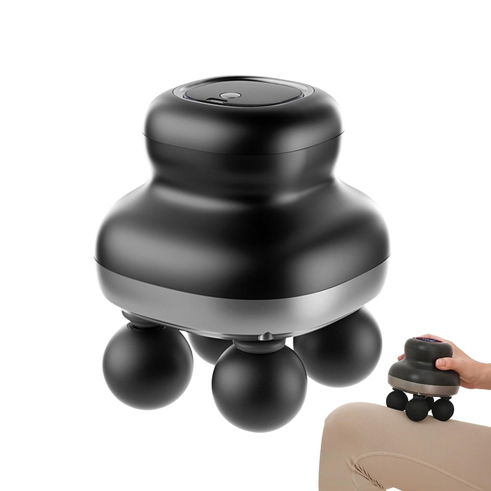 Electric Back Massagers | Soothing Massage Tool with 4 Heads, Portable Multifunction Electric Device 9 Speeds for Legs Shoulders Hips Neck Elbows