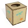 Azeeda Square 'Enjoy Yourself Sewing ' Wooden Tissue Box Cover (TB00069813) view 1