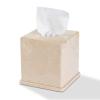 Turkish Natural Marble Tissue Box Cover, Beige Tissue Organizer view 1