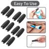 JOOTUEPO 10Pcs Replacement Rollers Compatible, Foot File, Extra Coarse Refill Rollers Foot File Refill Roller for Electric Foots Files, Pedicure Hard Skin Remover view 4