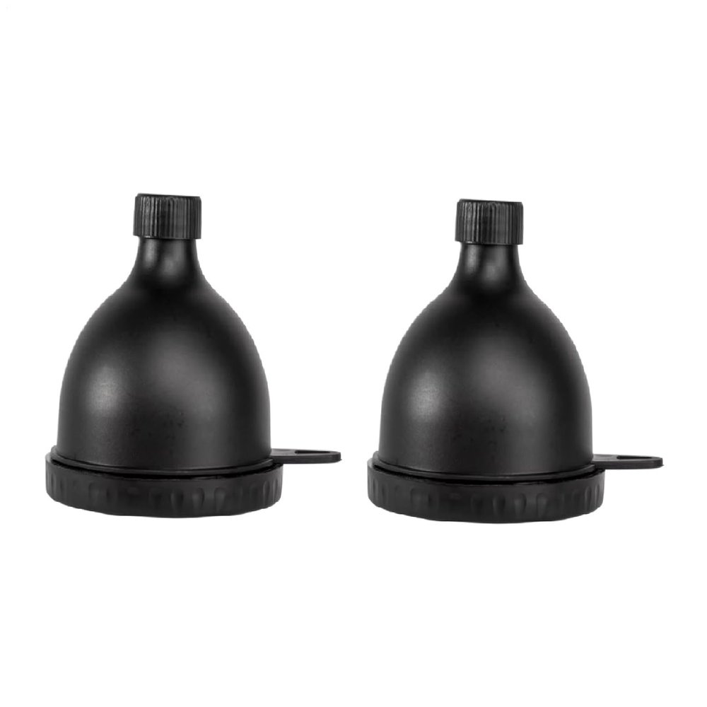 2 Pieces Protein Powder Container To Go - 100ml Helpful Sleek Protein Water Bottle Funnel, Proteins Powder Travel Container Water Bottle Funnels For Powders Mixes For Pre Workout/Gym Supplement