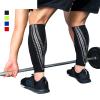 1Pcs Calf Compression Sleeves - Compression Socks For Shin Splints, Running For Men And Women for sports(Blue,L) view 2