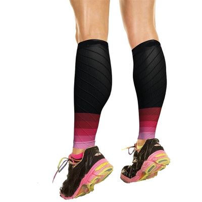 1 Pair Calf Compression Sleeve For Men And Women Leg Compression Sleeve Calf Shin Support for sports(Red)