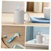 HOLIDYOYO 6pcs Denture Cleaning Brush Dual Head Toothbrush with Slip Handle for Elderly Portable False Teeth Care Retainer Brush for Oral Hygiene view 3