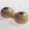 Full Bust Silicone Breast Forms Water Drop Fake Boobs for Crossdresser & Transgender, Comfortable One-Piece Prosthesis Tan Skin Tone (S) view 3