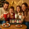 Hot Chocolate Station Gifts Set with Hot Chocolate Mix, Cream Powder, Marshmallows & Candy Canes - Christmas Gifts view 3