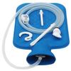 Rubber Enema Bag 2L & Hot Water Bag Kit Reusable 2-in-1 Enema Kit for Colon Cleansing, Constipation Relief, Detox, Pain & Cramp Therapy Leak-Proof, (Blue) view 3