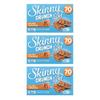 5 Skinny Crunch Snack Bars Less Than 90 Calories | High Fibre Cereal Bars Milk Chocolate Flavoured Coating | Snacks for Kids and Adults | Sweet Treat Gifts (Pack 3(15-Bars), Salted Caramel) view 2