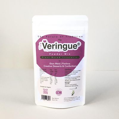 Veringue New Vegan Meringue Powder Mix | Plant-Based | Egg-Free | Aquafaba Alternative | 70g 250g (70)