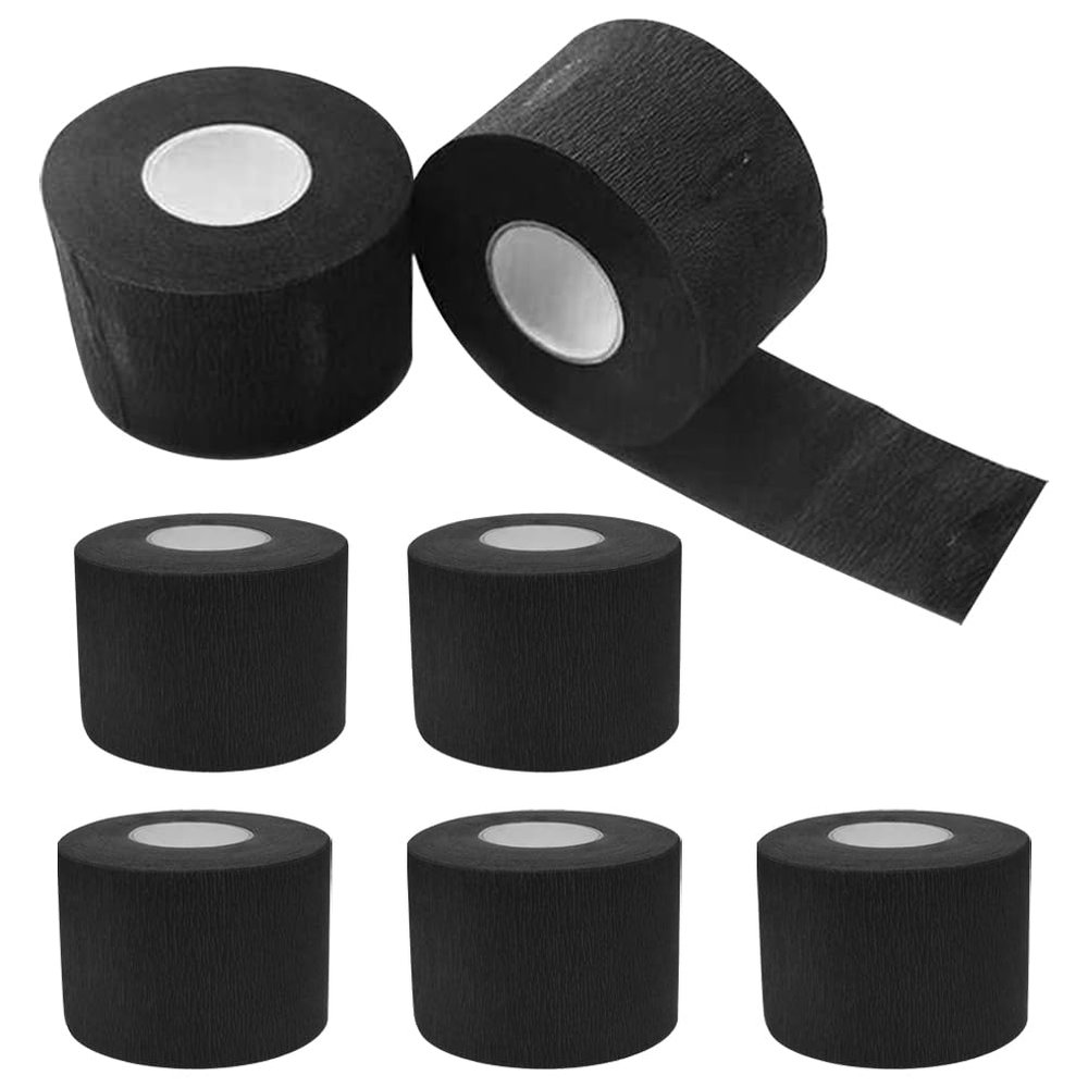 Beavorty 7pcs Disposable Barber Neck Strips - Breathable Haircut Neck Paper for Salons Hairdressing Styling Use, Professional Barber Supplies
