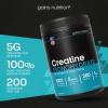 GN Creatine Powder | 1kg High Strength Creatine Monohydrate Powder + Scoop - 5g per Serving | Unflavoured Filler Free Creatine-Monohydrate | Non-GMO & Gluten Free view 2