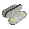 Beaupretty Creative Double Lens Storage Box with Lid, Portable Eyeglass and Sunglasses Case, Handmade Optical Glasses Holder for Men and Women, Black Hard Shell Protective Eyewear Storage view 1