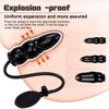 Q9e- Soft and Adjustable Inflatable Silicone Exercise Inflatable Plug Kit, for Men and Women view 3