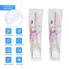 Nugier 1 Pair Cooling Arm Sleeves, Unisex Warmer Sports Cover Spandex Uv Sun Protection for Golf Cycling Running XL Print Ballerina Ballet Dancer Eiffel Tower Pink on White view 3