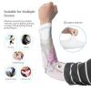 Nugier 1 Pair Cooling Arm Sleeves, Unisex Warmer Sports Cover Spandex Uv Sun Protection for Golf Cycling Running XL Print Ballerina Ballet Dancer Eiffel Tower Pink on White view 4
