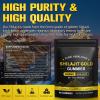 Gold Shilajit Gummies for Men & Women, Shilajit Pure Himalayan Gummy 3000mg, Energy & Boost Immune Support, Enhances Focus, Gluten Free & Vegan (60 Gummies) view 2