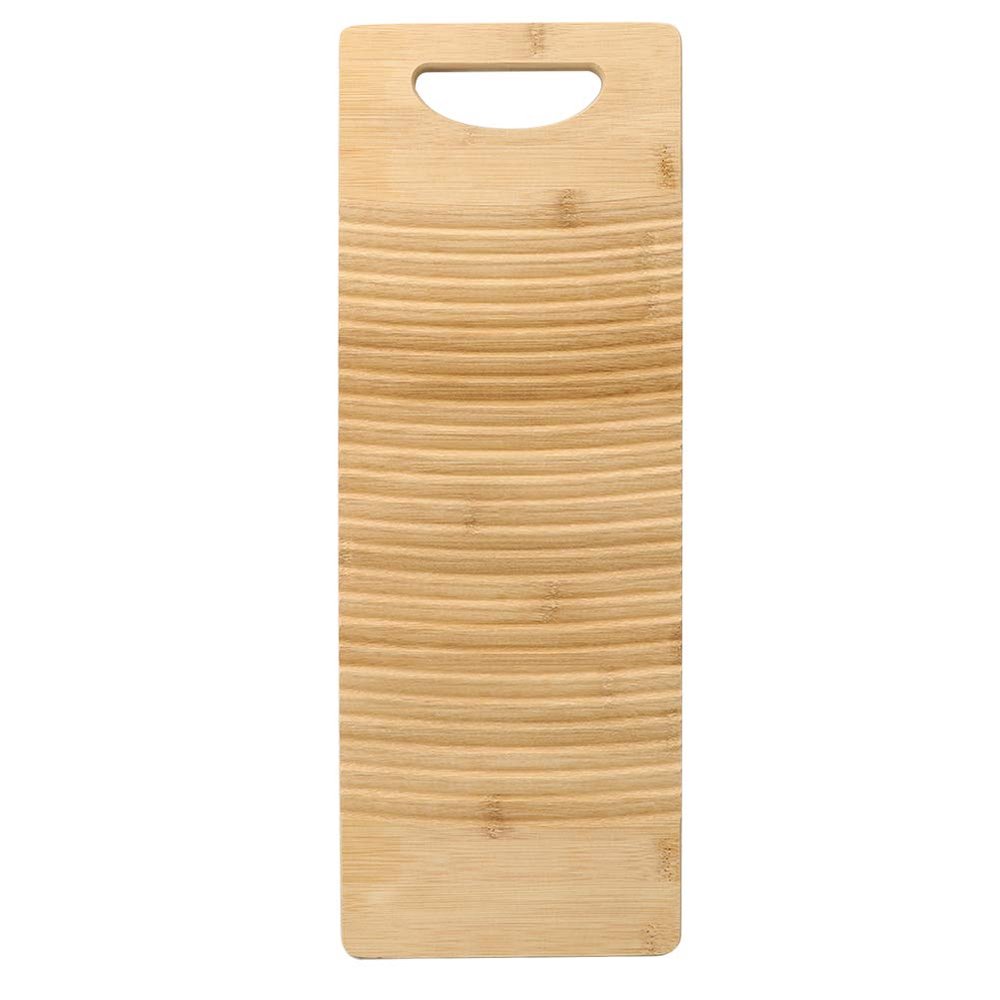 LUCKDANO Washboard for Hand Washing Clothes, Laundry Board Washing Board for Laundry Household Thicken Wooden Washboard Clothes Tools Accessories
