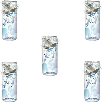 Sparkling Milk & Yogurt Flavored Drink 250ml Can Light, Fizzy & Smooth Unique Carbonated Beverage Perfect for Refreshing On-the-Go Enjoyment - Mis (5 x can)