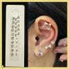 20PCS Ear Care Beads Acupuncture Treatment Auricles Disposable Sticker Massage Patch Fashion Ear Point Massager Fashion Point view 2