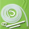 Platinum Cured Silicone Enema Tube with Nozzle Set Compatible with 2 Quart and 1.5 Quart Stainless Steel Enema Cans Medical-Grade Silicone Replacement Tube for Enema Kits view 2
