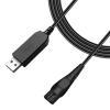 15V USB Charging Cable for Philips Shaver, Norelco One Blade & All-in-One Grooming Trimmers - Replacement HQ8505 Charger Cord,Compatible with Philip Series 3000 5000 7000 (Black) view 1