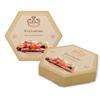 Cafer Erol Turkish Delight Assorted Fruit Flavours 300g Hexagon Gift Box Strawberry, Lemon, Mint, Orange Luxury Traditional Sweets from Istanbul view 1