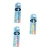 TOGEVAL 3pcs Baby Toothbrush Manual Boys and Girls Toothbrush Soft Bristles Protective Gum Design for 2-8 Years Old Children Elephant Pattern Colors Pink Yellow Blue view 1