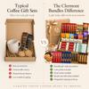 Coffee Gift Set, Premium Biscuits & Coffee Sachets. Elegantly Wrapped In a Gold Bow, Coffee Gifts for Men & Women, Includes 51 items Gift Ready Luxury Hamper for All Occasions Perfect Present view 3
