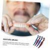 Beaupretty 4Pcs Double-Sided Denture Brush for Braces and Denture Cleaning with PP and Nylon Material, Easy Cleaning and Portable Toothbrush for Travel and Daily Oral Care view 3