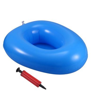 VERDANVERSE Inflatable Bedpan for Elderly Portable Air Inflatable Bed Pan Blue Bedridden Care Bedpan Random Color