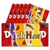6x Dickhead Funny Chocolate Bar Wrappers. Rude Joke Husband Wife Birthday Work Xmas Secret Santa Get Well Soon Gift Novelty Prank Insult Fun Friend Present. Pack of 6. (Chocolate Not Included) view 1