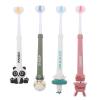 Gatuida 4pcs Children's Three-Sided Toothbrush: Extra Soft Bristles for Kids and Toddlers - Soft and Gentle for Complete Tooth Gum Care