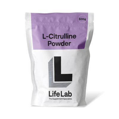 L-Citrulline Powder 500g - L Citrulline Purity 99.87% Amino Acid Supplement for Nitric Oxide and Performance Support Vegan & Vegetarian L-Citrulline Powder by LifeLab Supplements.