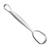 Amesor Tongue Scraper,Tongue Brush Cleaner Stainless Steel | Fan-Shaped Scrubber Tool to Reduce Bad Breath and Improve Teeth Hygiene Daily Cleaning Teen Adults Women Men view 1