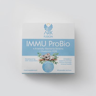 ARK Fusion IMMU ProBio, 30 Powder Sachets, Probiotic with 4 Bacteria Strains and Vitamin D3