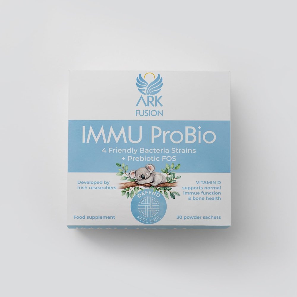 ARK Fusion IMMU ProBio, 30 Powder Sachets, Probiotic with 4 Bacteria Strains and Vitamin D3