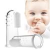 ERINGOGO 2pcs Baby Finger Toothbrush Set for Infants and Babies, Silicone Soft Teeth Cleaning and Oral Massage Tool, Oral Care for Mouth and Teeth view 1