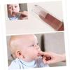 UTHCLO Baby Oral Massager Finger Toothbrush 2pcs Silicone Set for Infant Gum Relief and Teeth Cleaning view 3