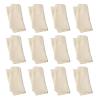 Vestamore Vibrant Cotton Denim Napkins with Fringed Edges for Weddings, Parties & Dining - 12 Pack, 16.5 X 16.5 Inches view 1
