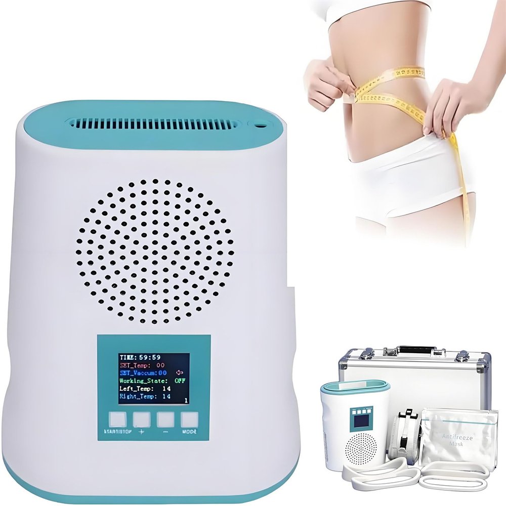 GYQSSD Cryolipolysis Fat Freezing Slimming Machine, Portable Mini Cryolipolysis Fat Lipolysis Instrument, Professional Refrigeration Vacuum Technology, -2 -12, Max 45Kpa