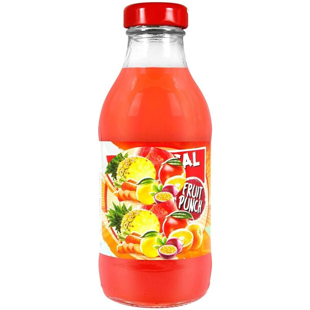 Variety Flavour Soft Drink Assorted Refreshing Beverages - Trl Vib (15 x Bottle, Fruit Punch Flavour Drink)
