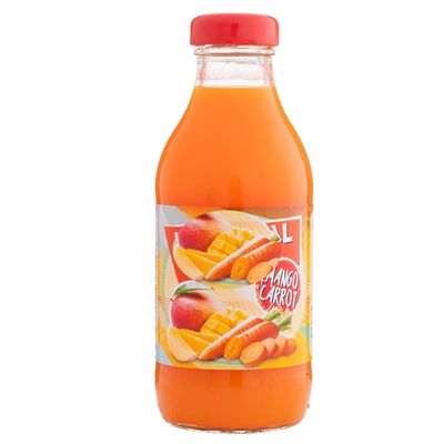 Variety Flavour Soft Drink Assorted Refreshing Beverages - Trl Vib (5 x Bottle, Exotic Carrot Flavour Drink)
