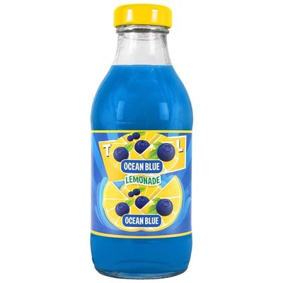 Variety Flavour Soft Drink Assorted Refreshing Beverages - Trl Vib (5 x Bottle, Lemonade Ocean Blue Flavour Drink)