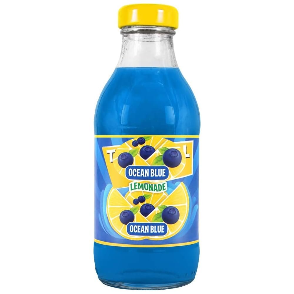 Variety Flavour Soft Drink Assorted Refreshing Beverages - Trl Vib (5 x Bottle, Lemonade Ocean Blue Flavour Drink)