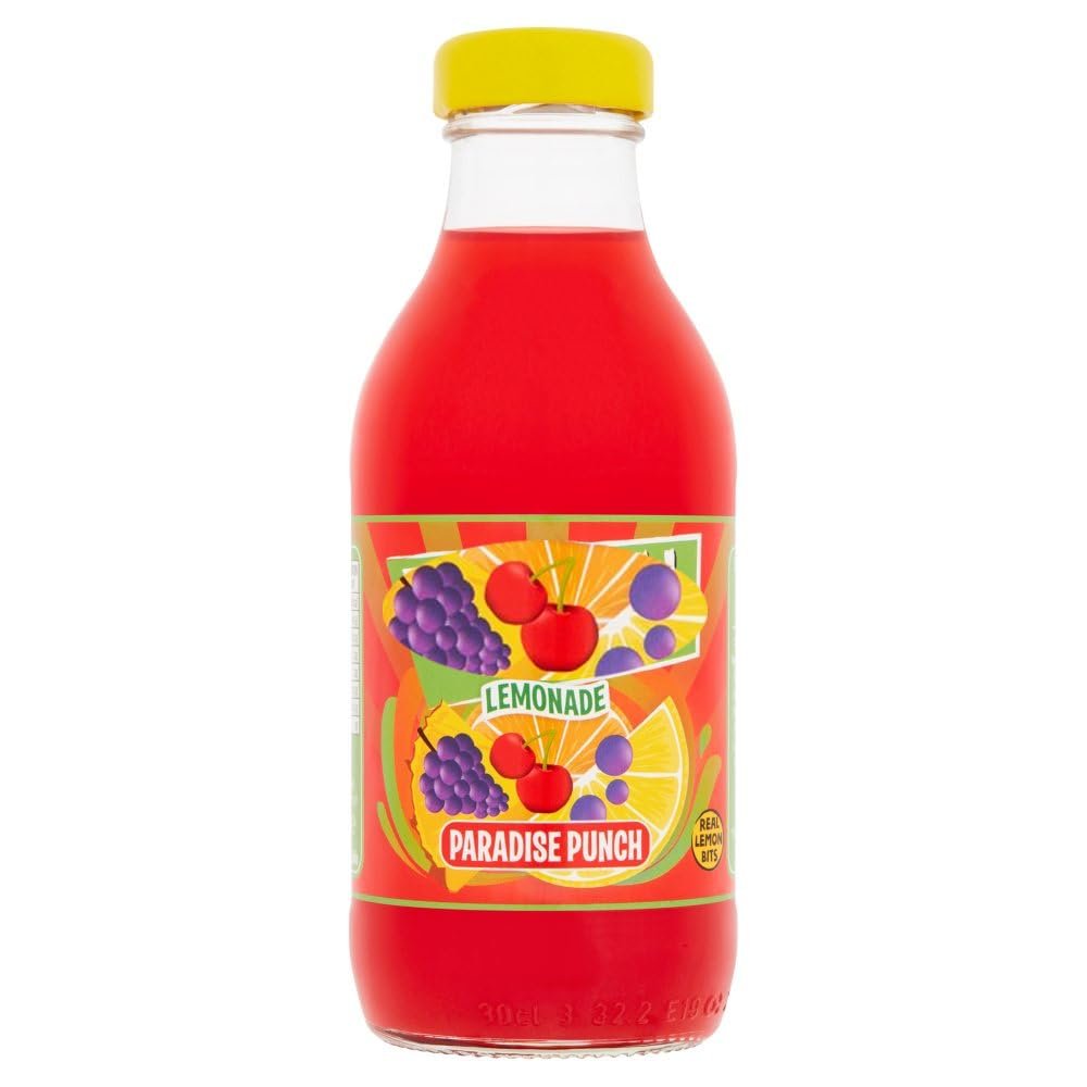 Variety Flavour Soft Drink Assorted Refreshing Beverages - Trl Vib (5 x Bottle, Lemonade Paradise Punch Flavour Drink)