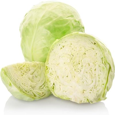 Swathi Fresh Cabbage White Farm Fresh Freshness and Taste Ideal for Indian, Continental and Asian Recipes Approx 1Kg